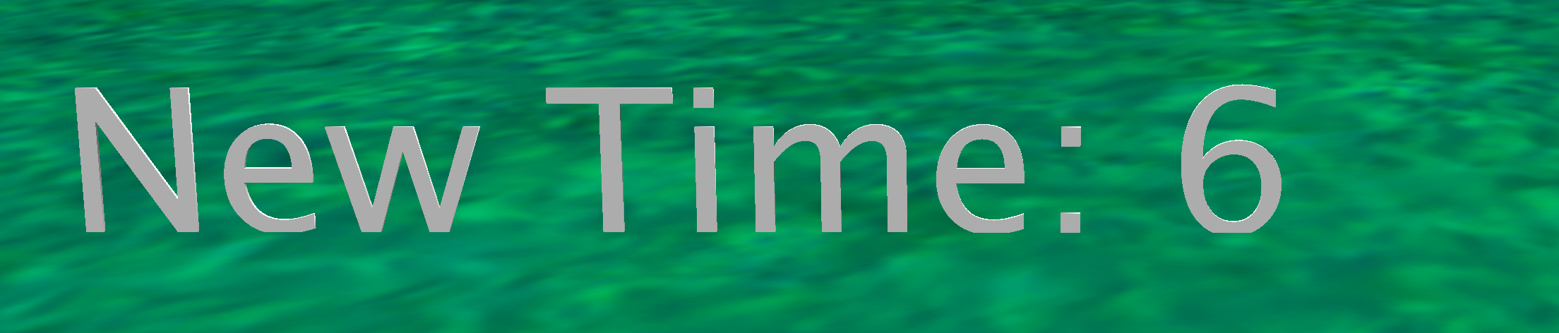 Timer on screen